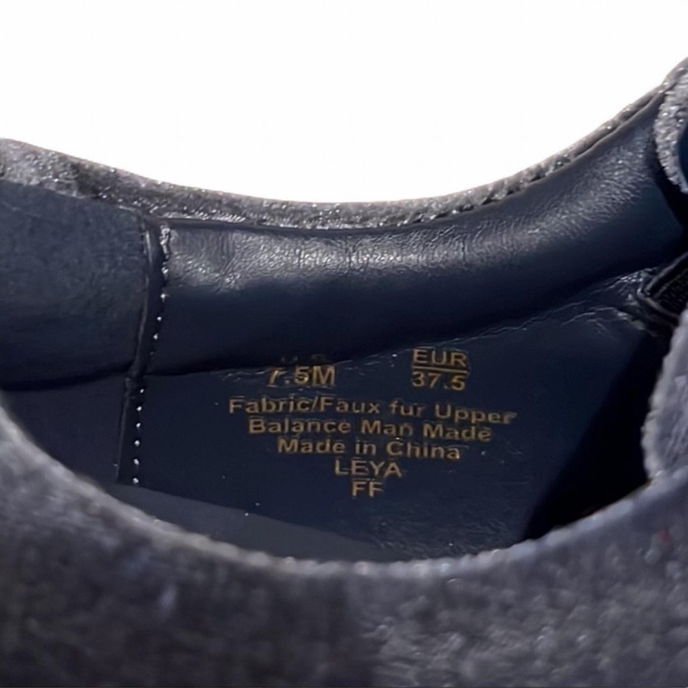 Sam Edelman Leya Velvet Faux Fur Slip On Sneakers Gray 7.5 - Picture 8 of 8